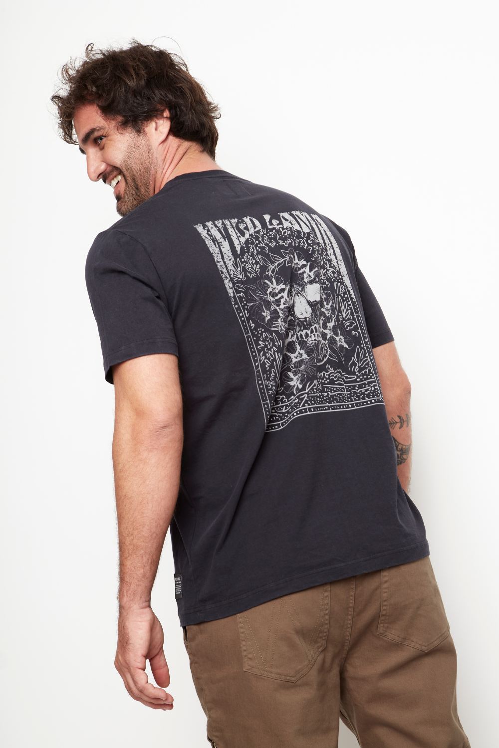 Polera Karu Orgánica Negro Hombre