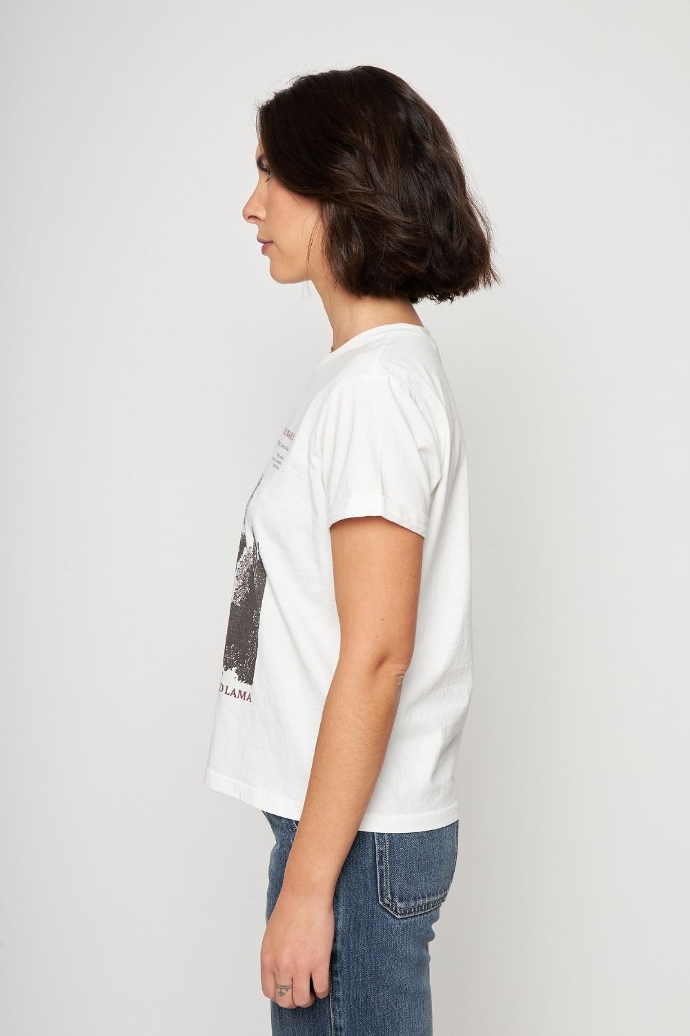 Polera Mira Orgánica Beige Mujer