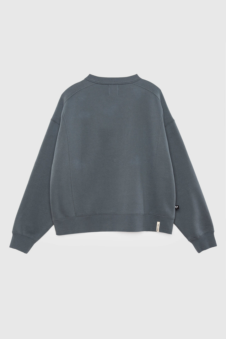 Polerón Torino Orgánico Azul Mujer
