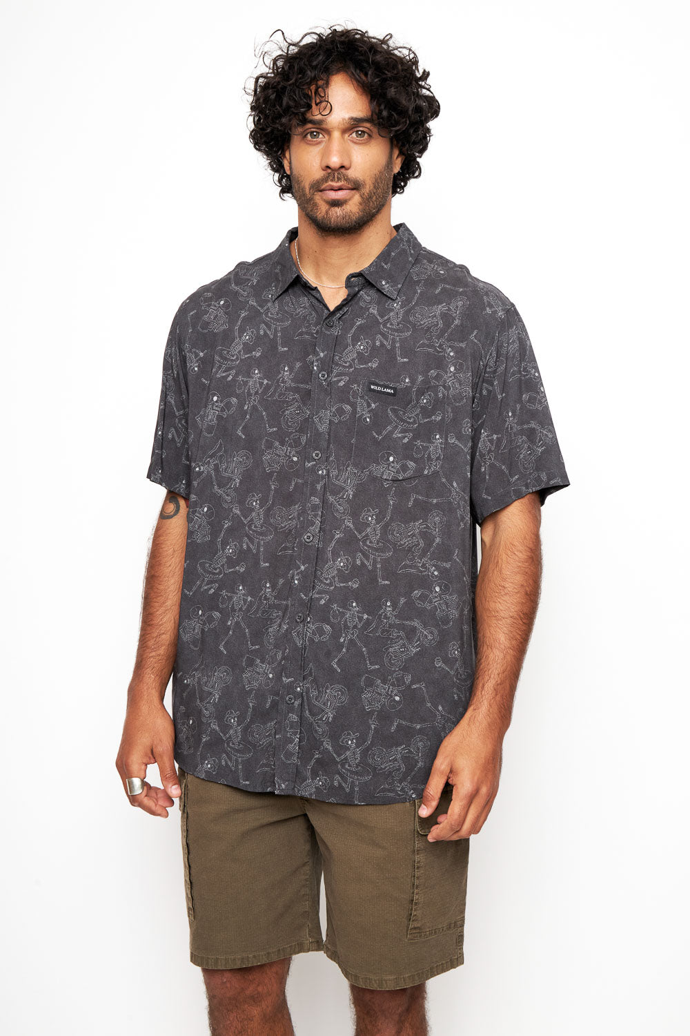 Camisa Mero Calaveras Hombre ECOVERO™