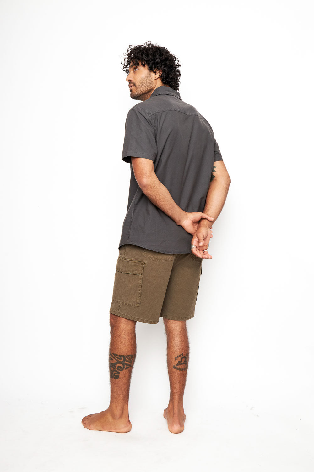 Camisa Pinco Orgánica Negra Hombre