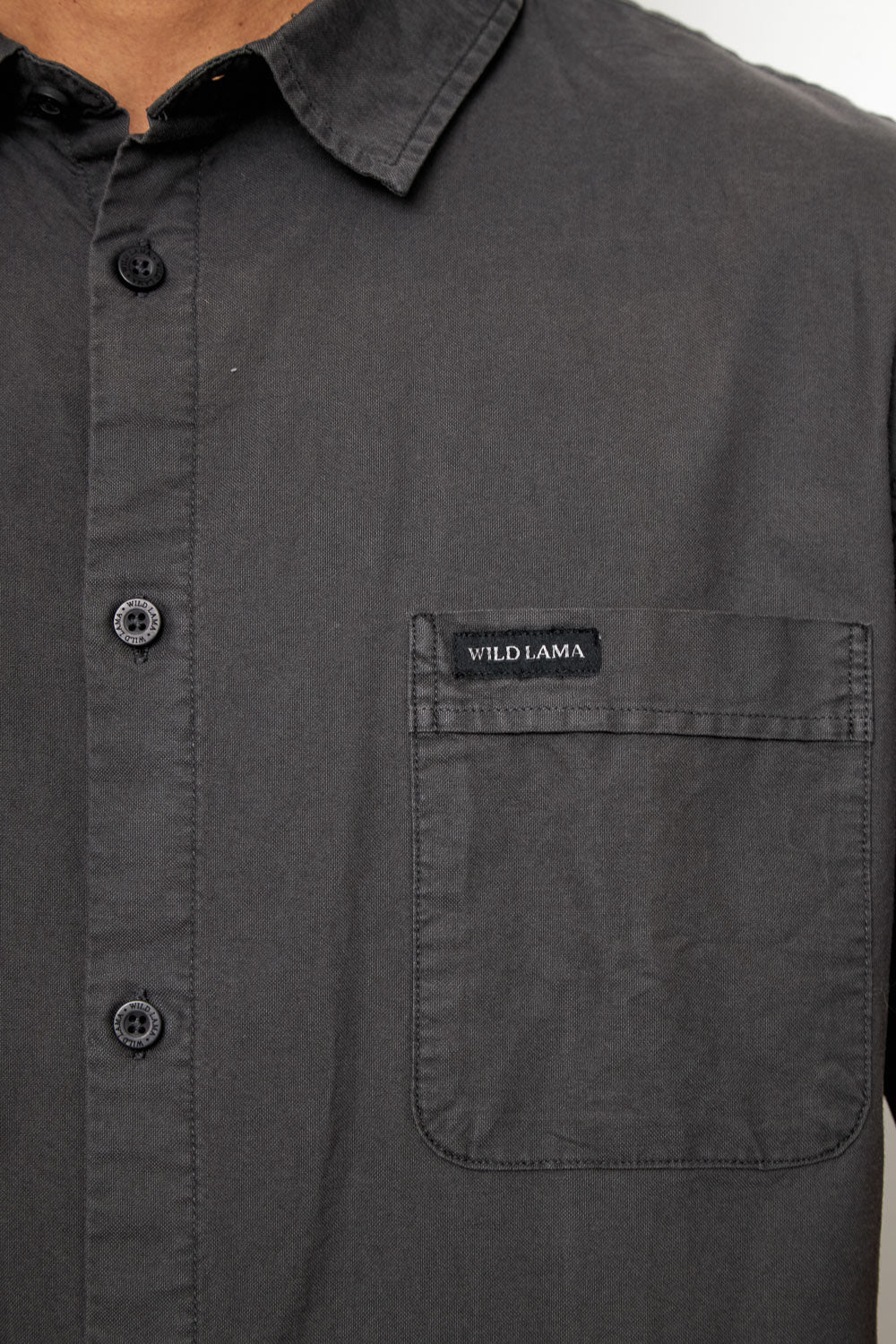 Camisa Pinco Orgánica Negra Hombre