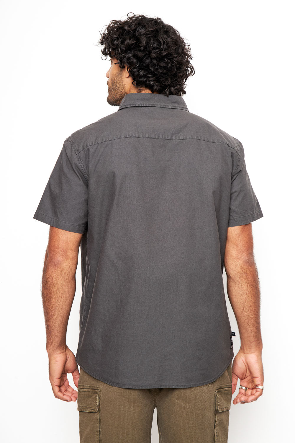 Camisa Pinco Orgánica Negra Hombre