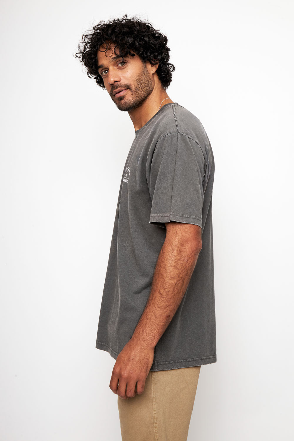 Polera Soles Orgánica Gris Hombre