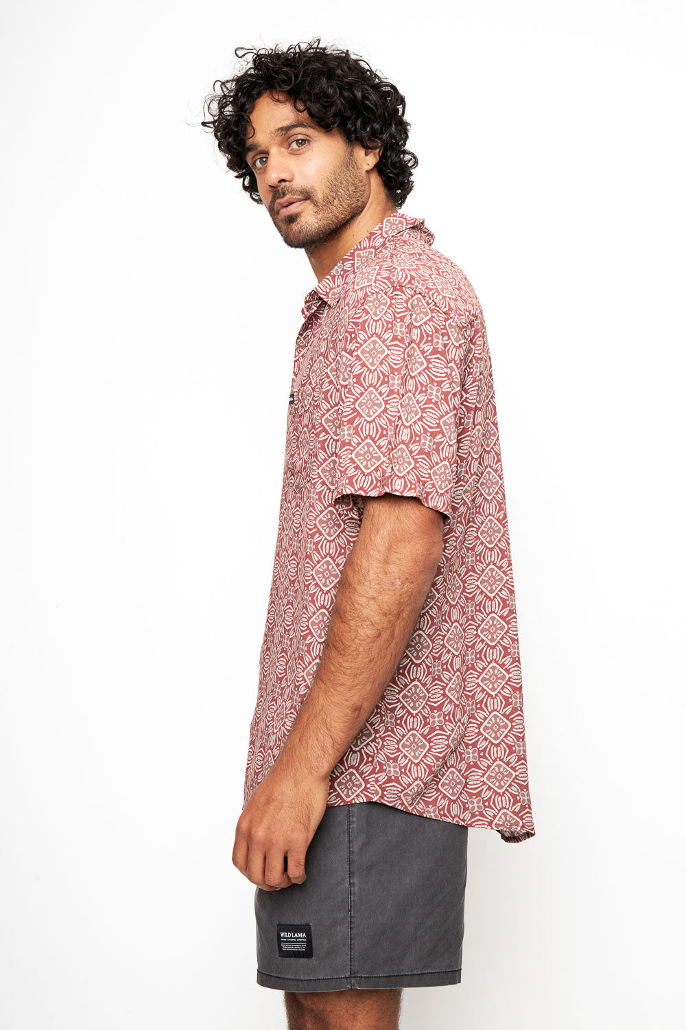 Camisa Mero Boho Terracota Hombre ECOVERO™