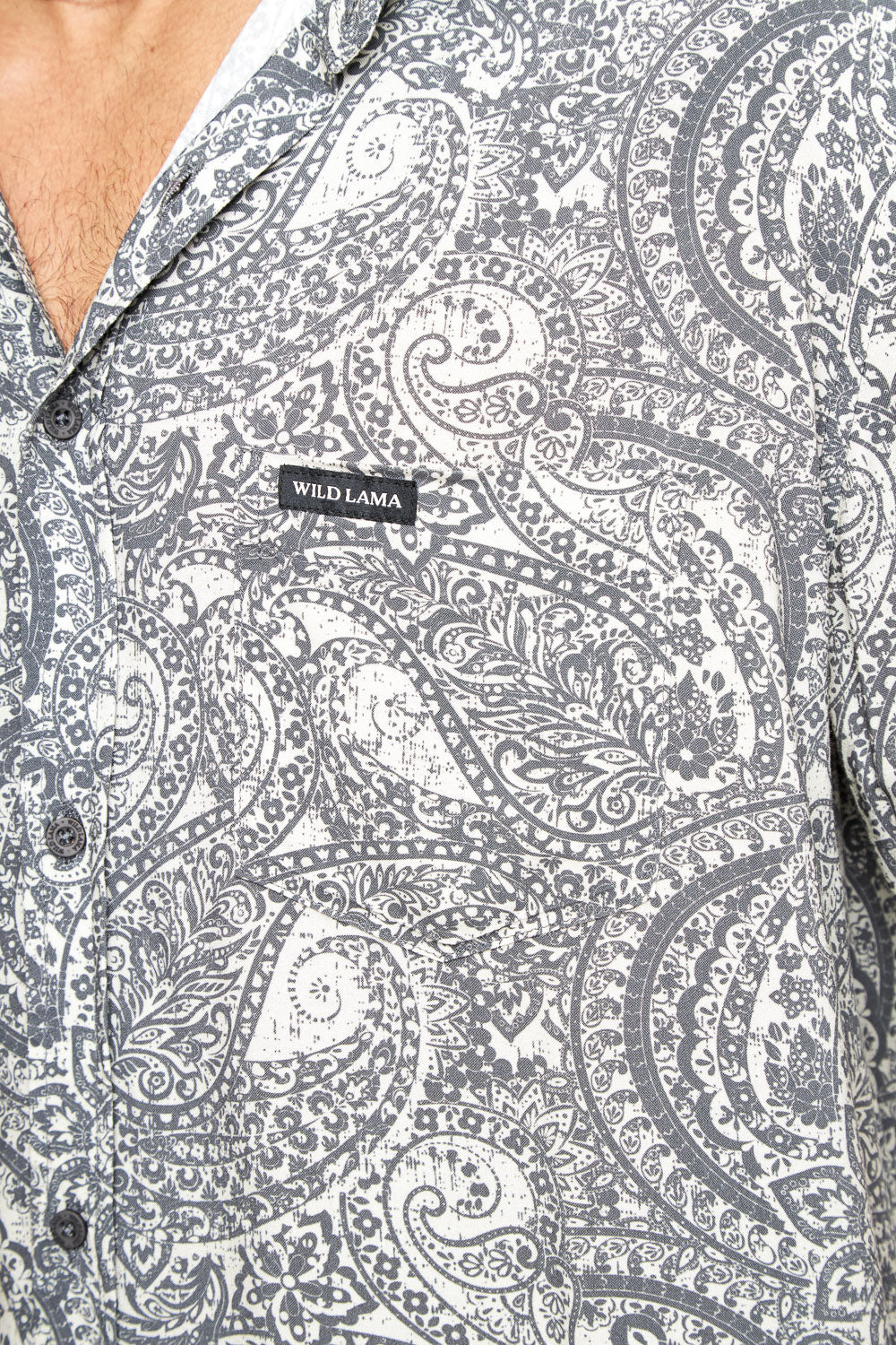 Camisa Mero Paisley Azul Hombre ECOVERO™