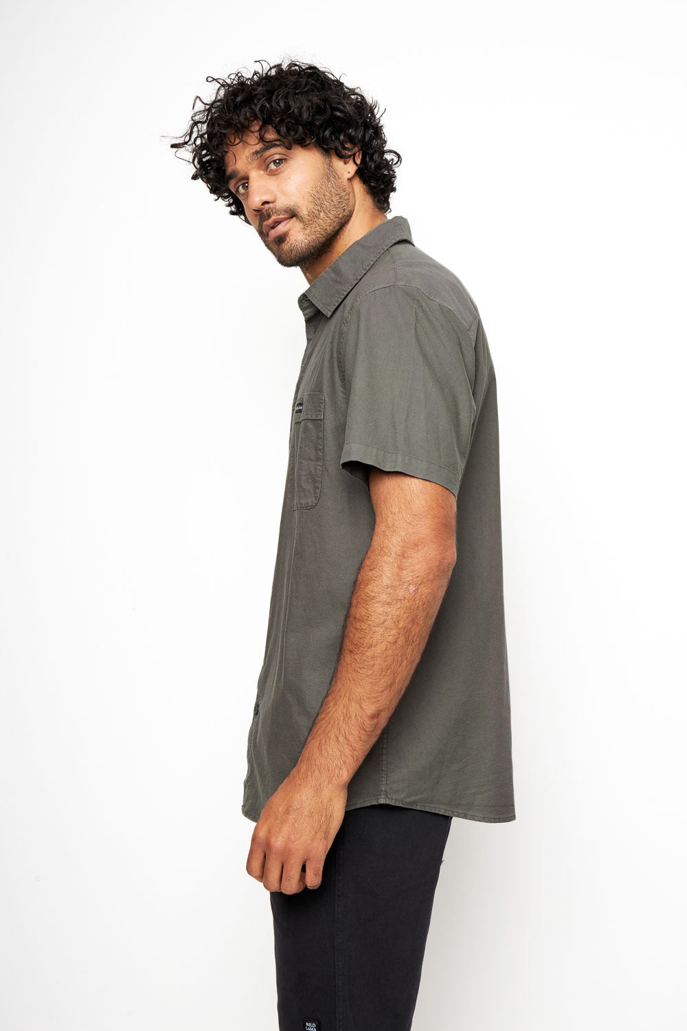 Camisa Pinco Orgánica Verde Hombre