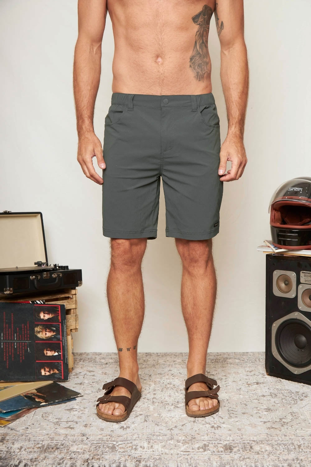 Short Bori Reciclado Gris Hombre