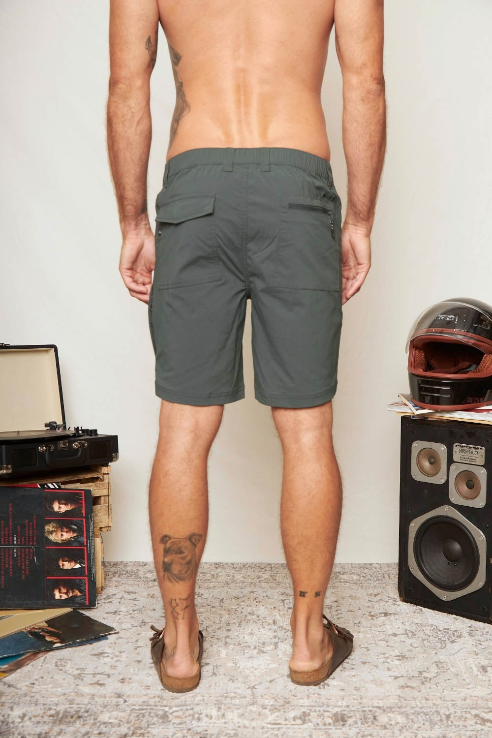 Short Bori Reciclado Gris Hombre