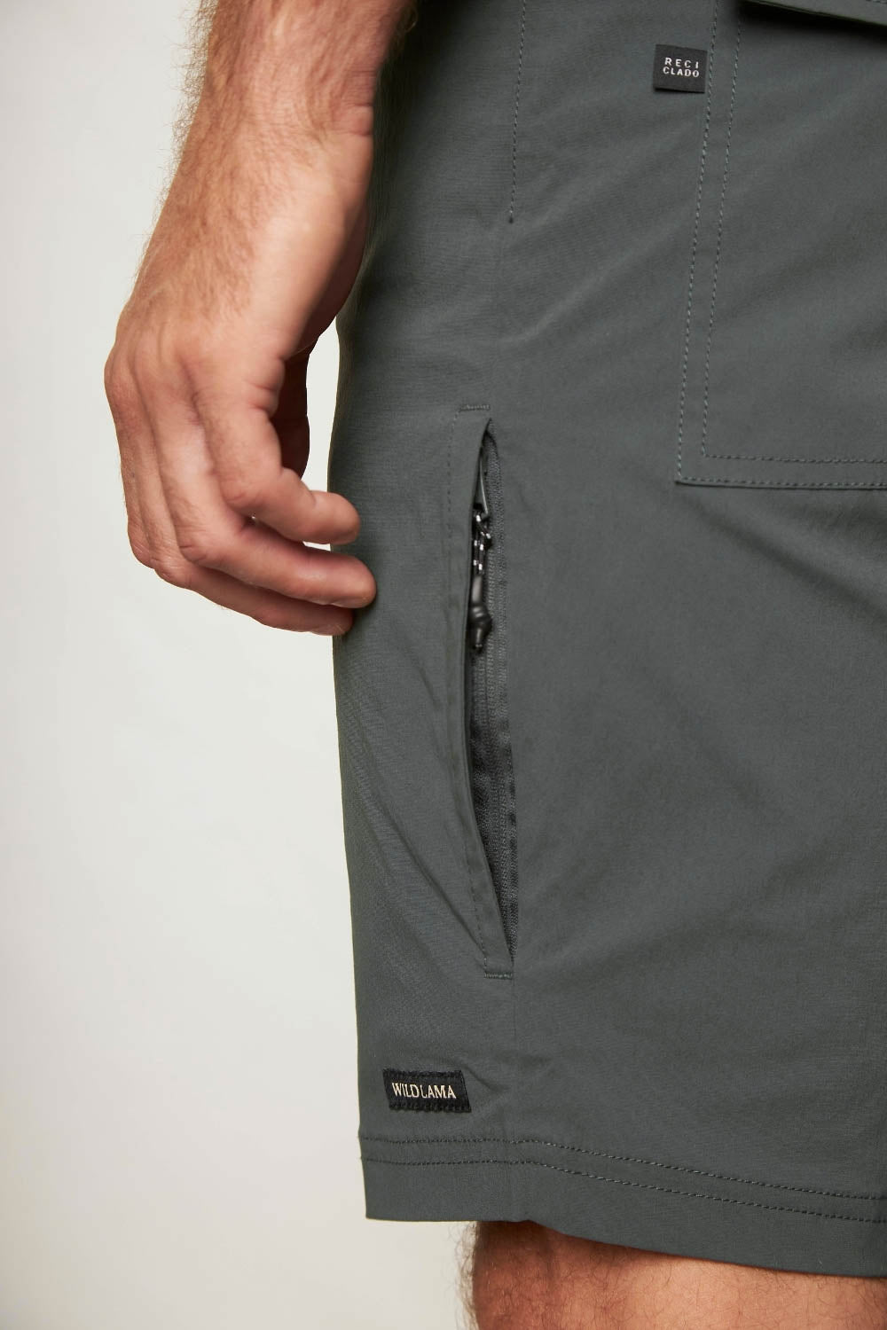 Short Bori Reciclado Gris Hombre