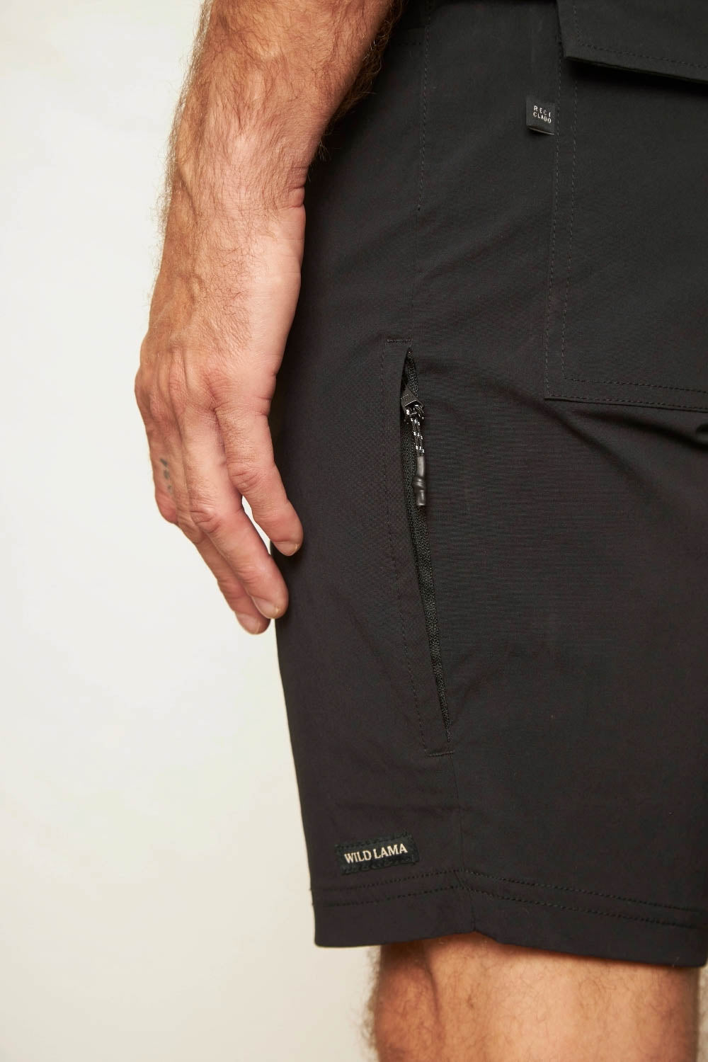 Short Bori Reciclado Negro Hombre
