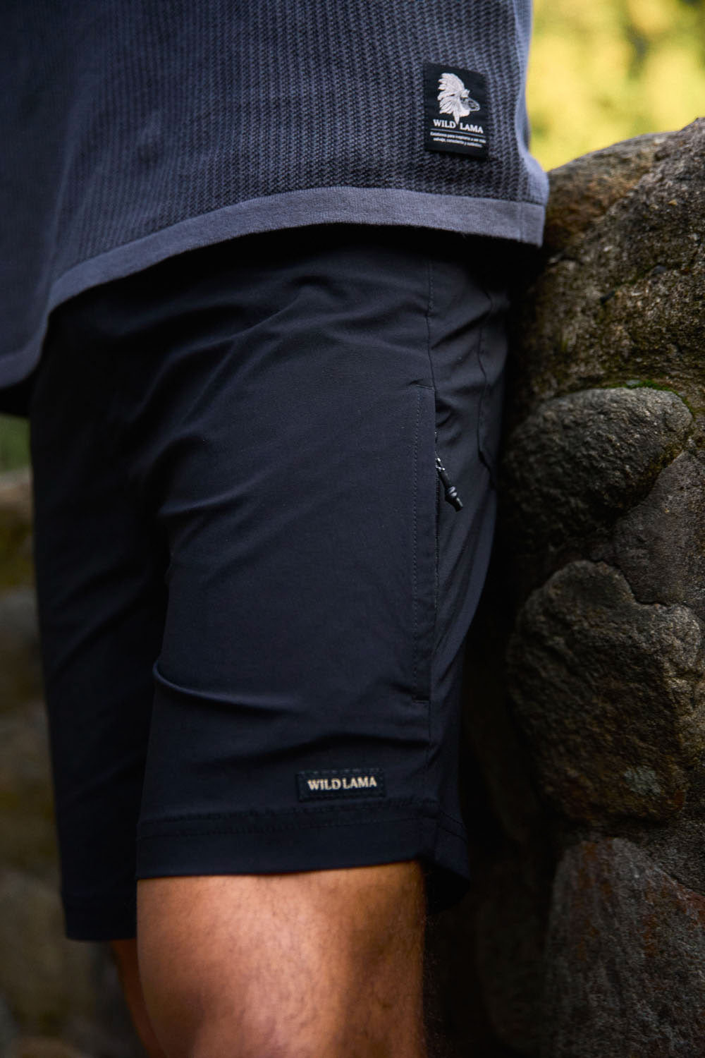 Short Bori Reciclado Negro Hombre