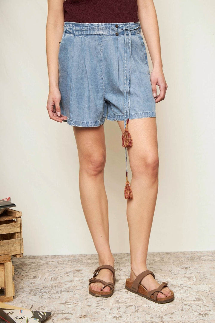 Short Fozy Azul Mujer