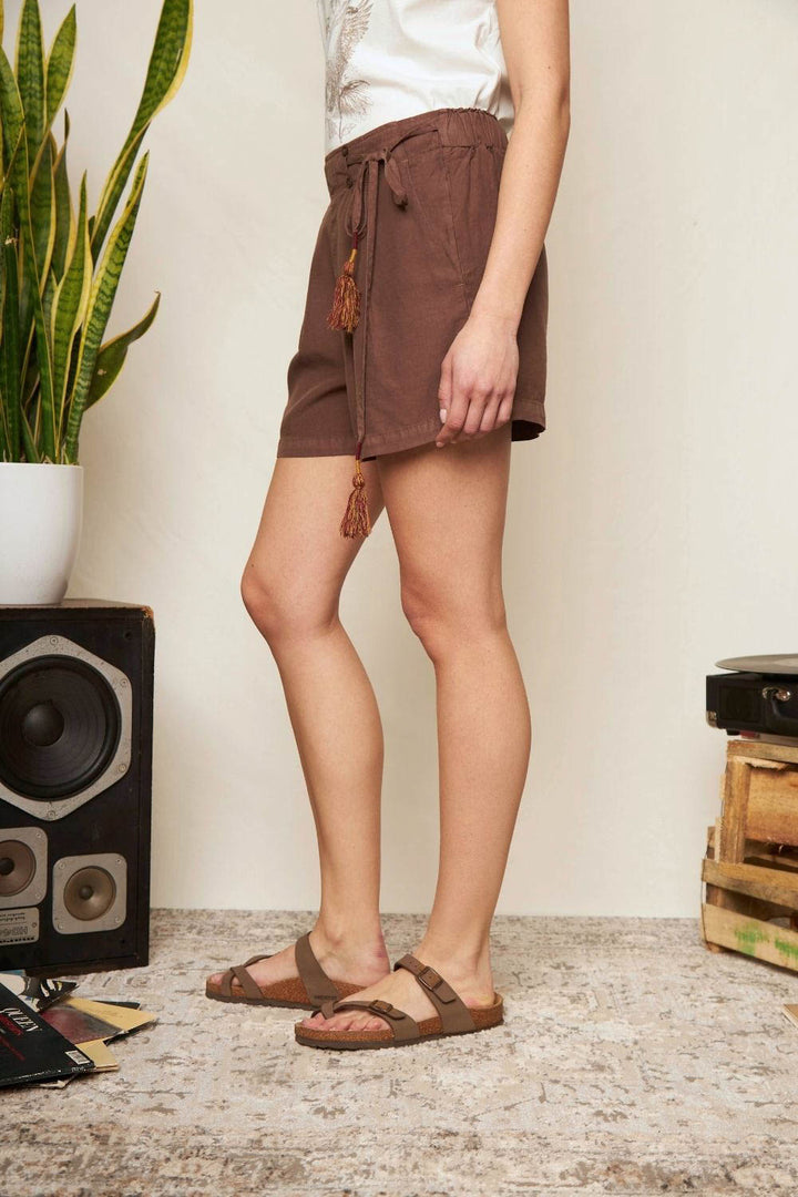 Short Fozy Café Mujer