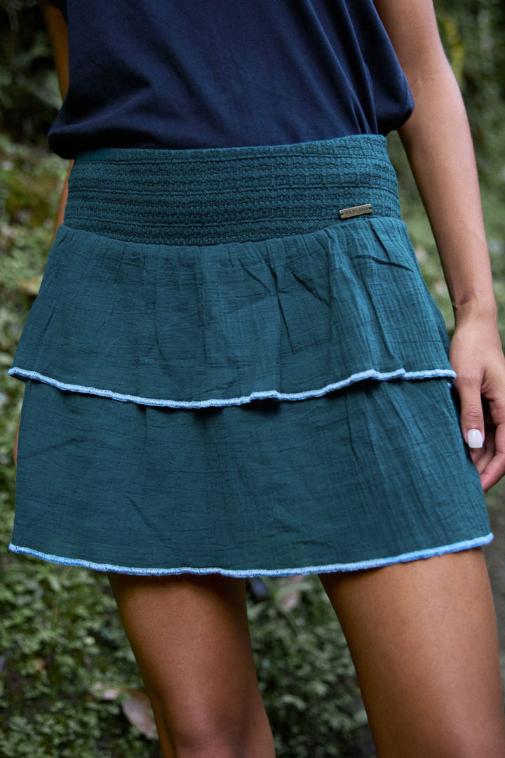 Falda Short Jopi Orgánico Petróleo Mujer