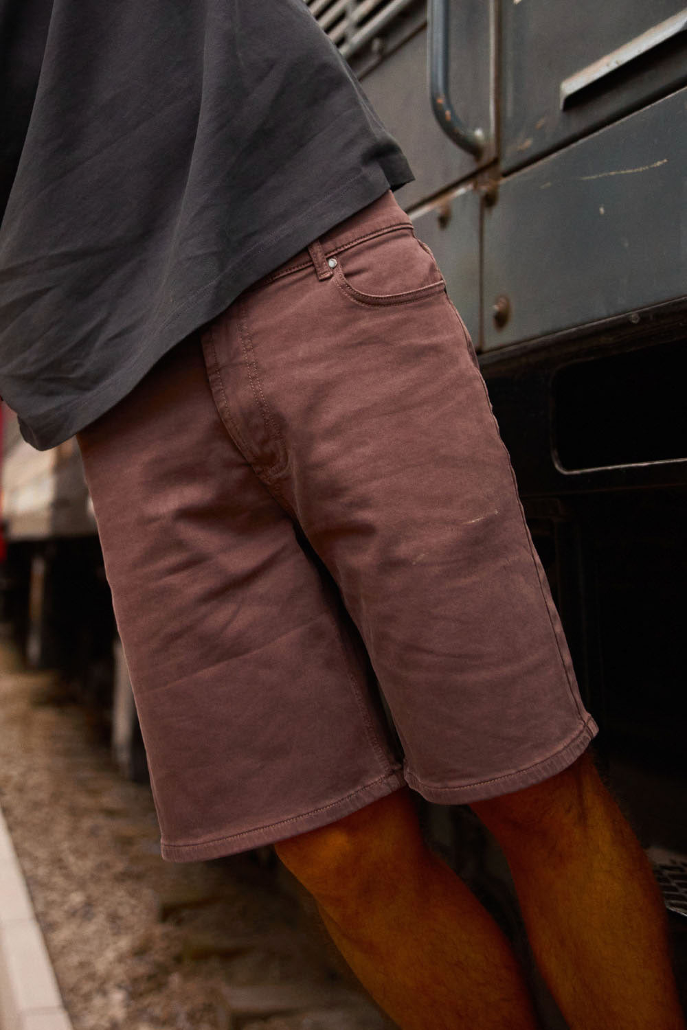 Short Oren Orgánico Café Hombre