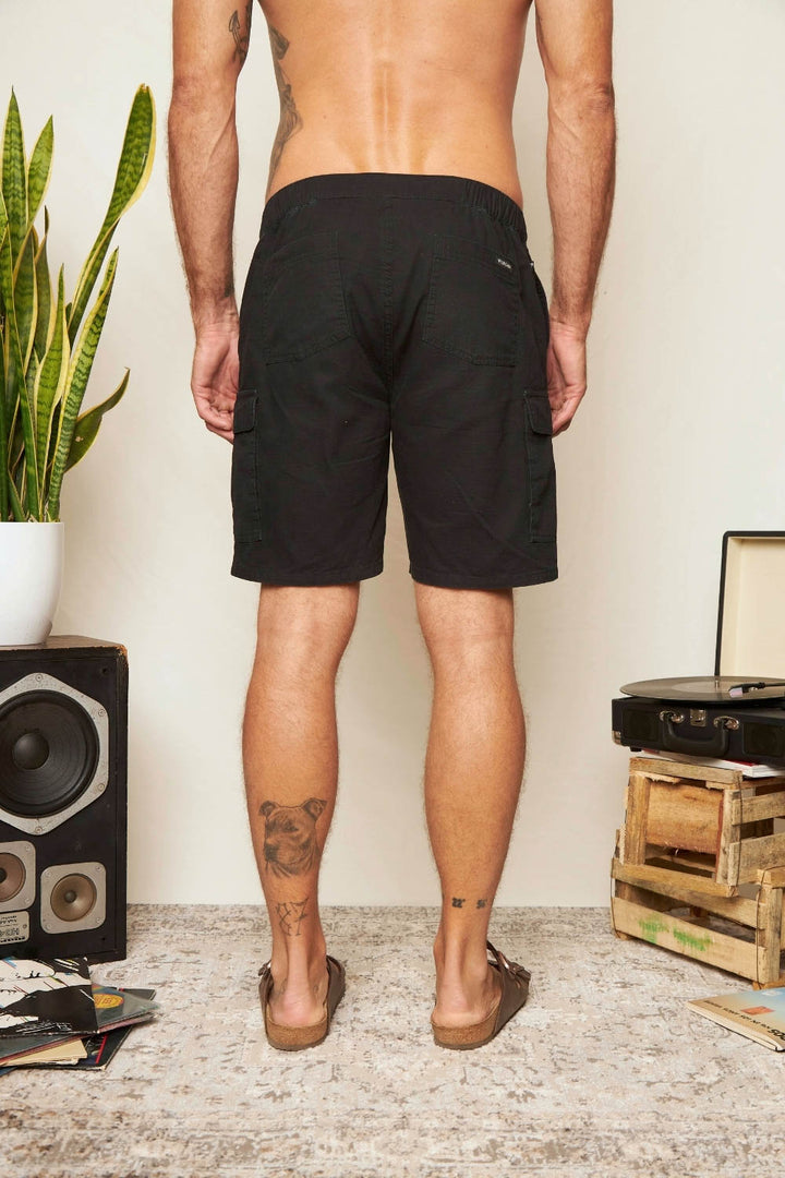 Short Rex Orgánico Negro Hombre