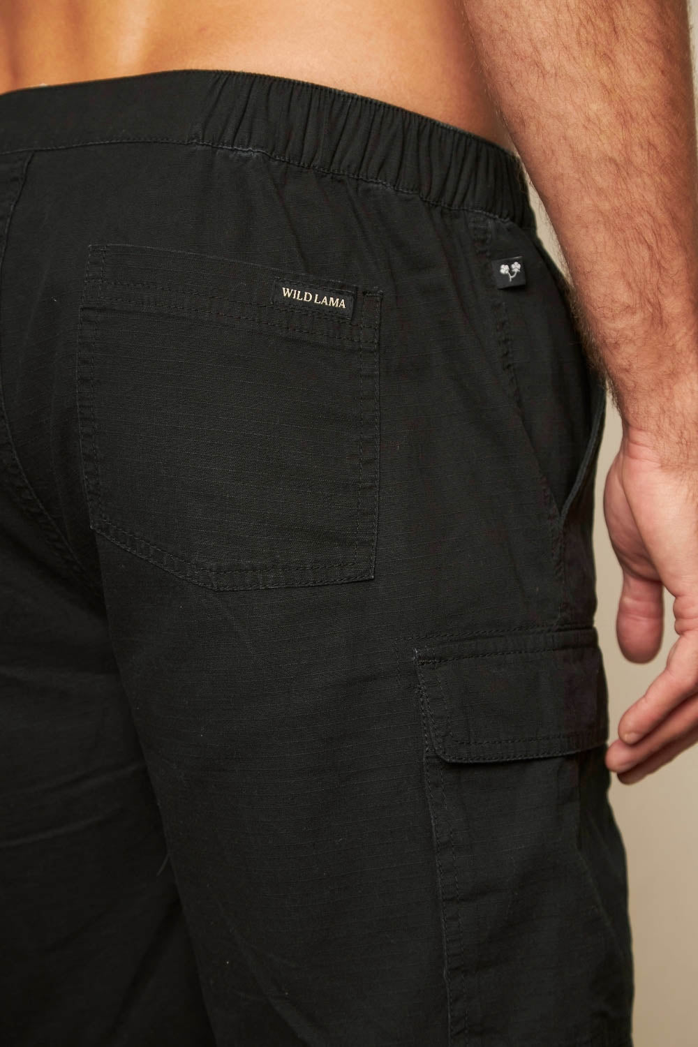 Short Rex Orgánico Negro Hombre