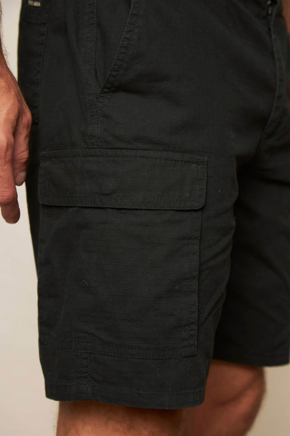 Short Rex Orgánico Negro Hombre