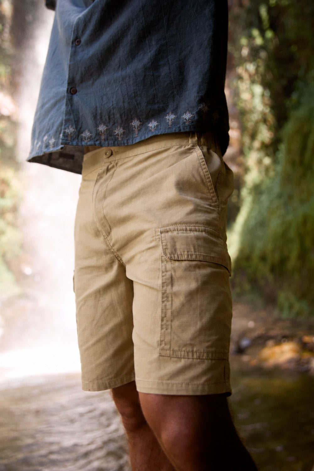 Short Rex Orgánico Camel Hombre