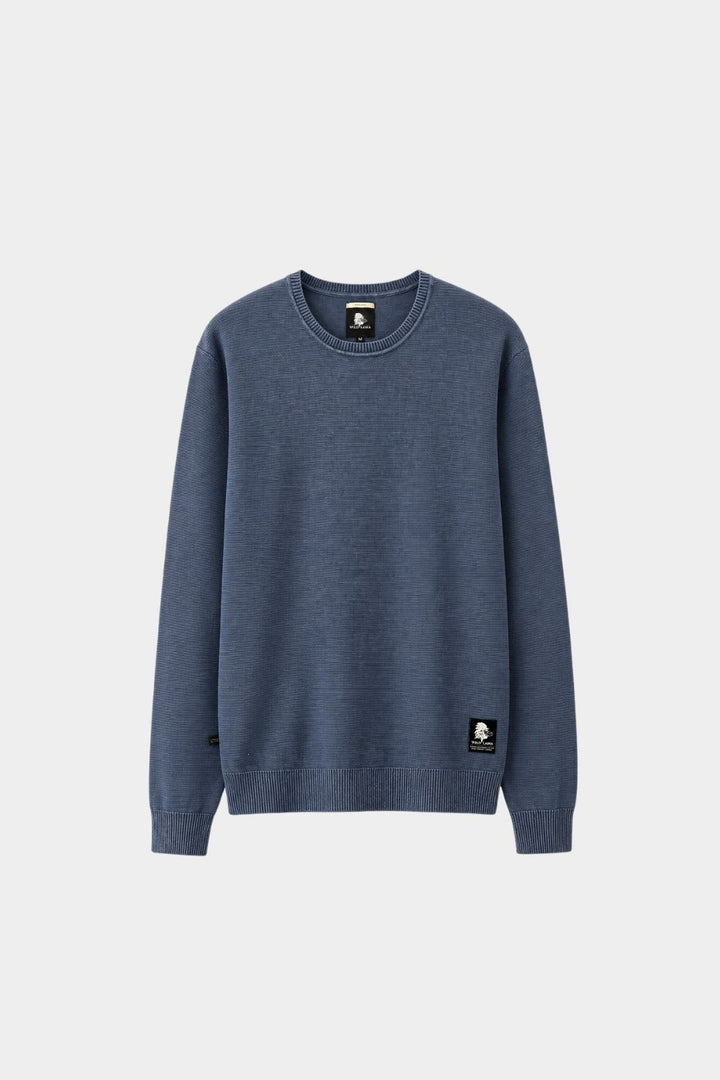 Sweater Hulu Orgánico Azul Hombre