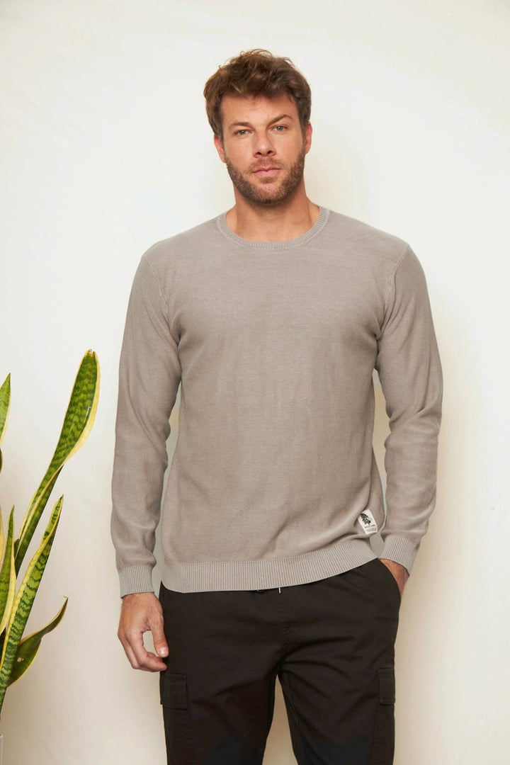 Sweater Hulu Orgánico Gris Hombre