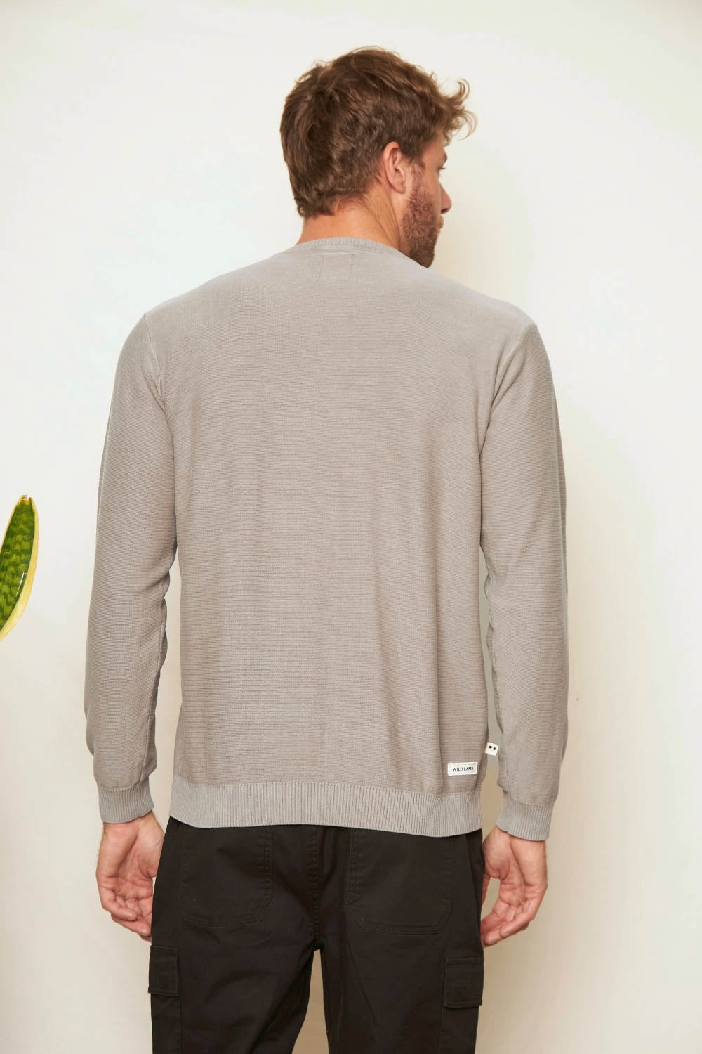 Sweater Hulu Orgánico Gris Hombre