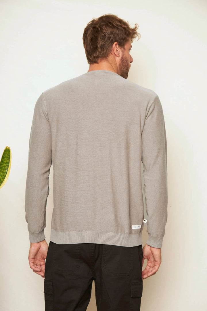 Sweater Hulu Orgánico Gris Hombre