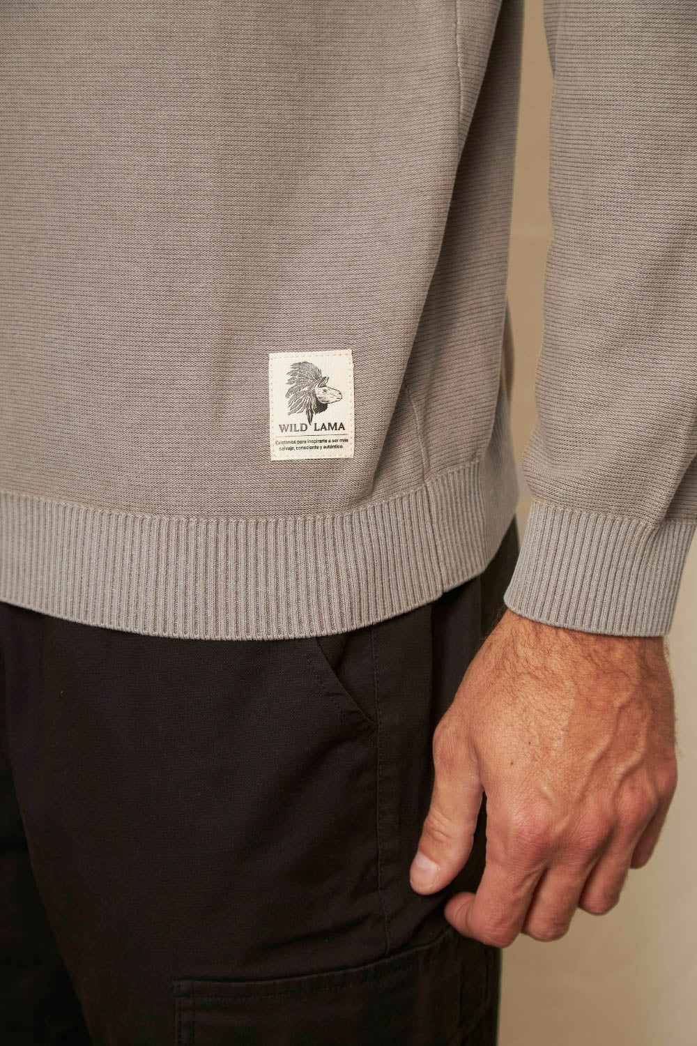 Sweater Hulu Orgánico Gris Hombre