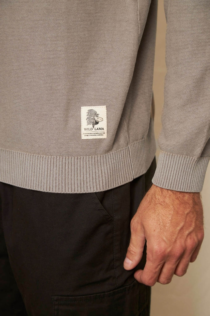 Sweater Hulu Orgánico Gris Hombre
