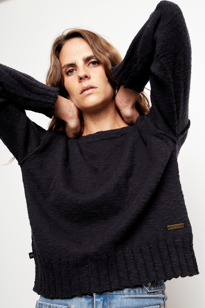 Sweater Uma Orgánico Marengo Mujer