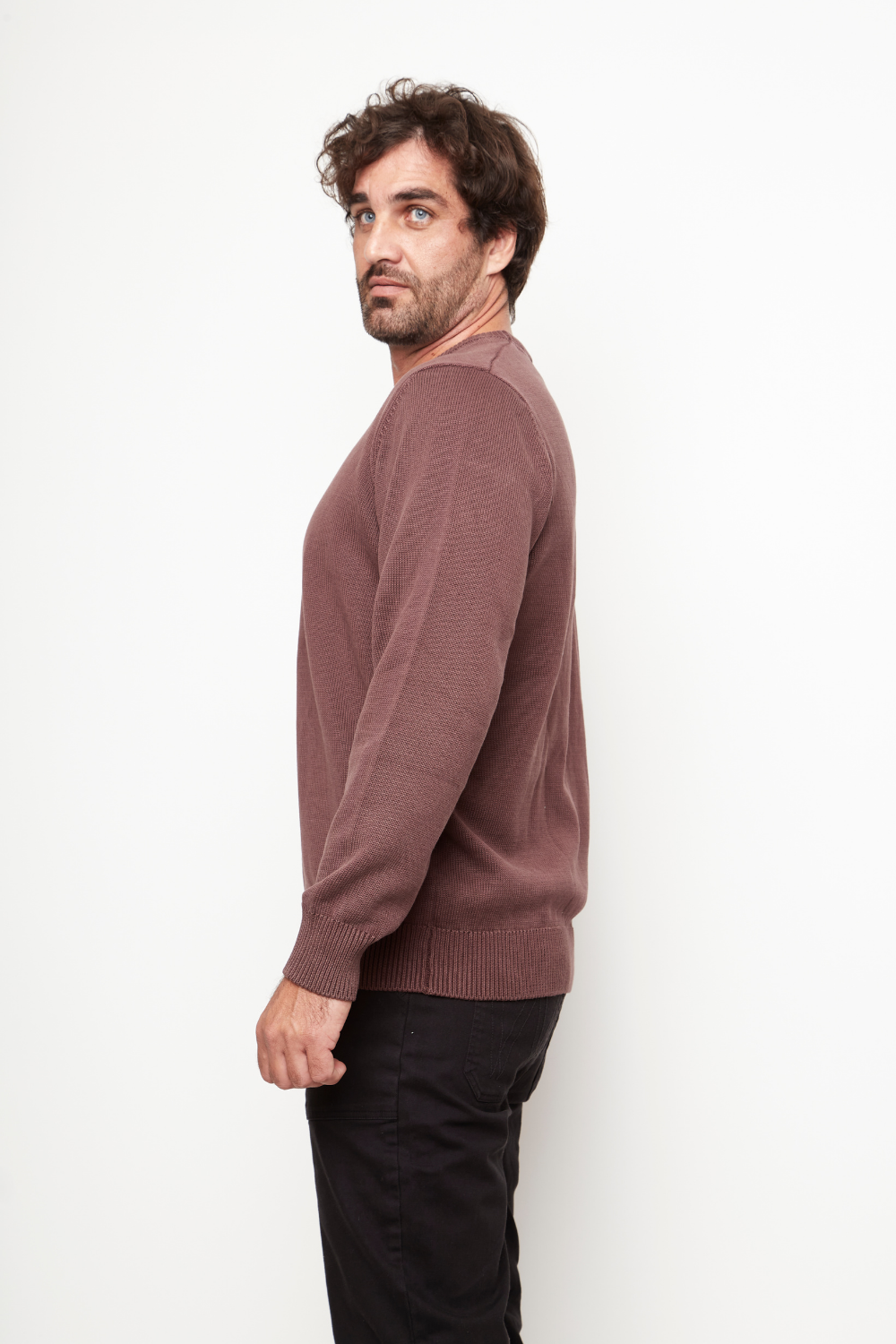 Sweater Tros Orgánico Burdeo Hombre