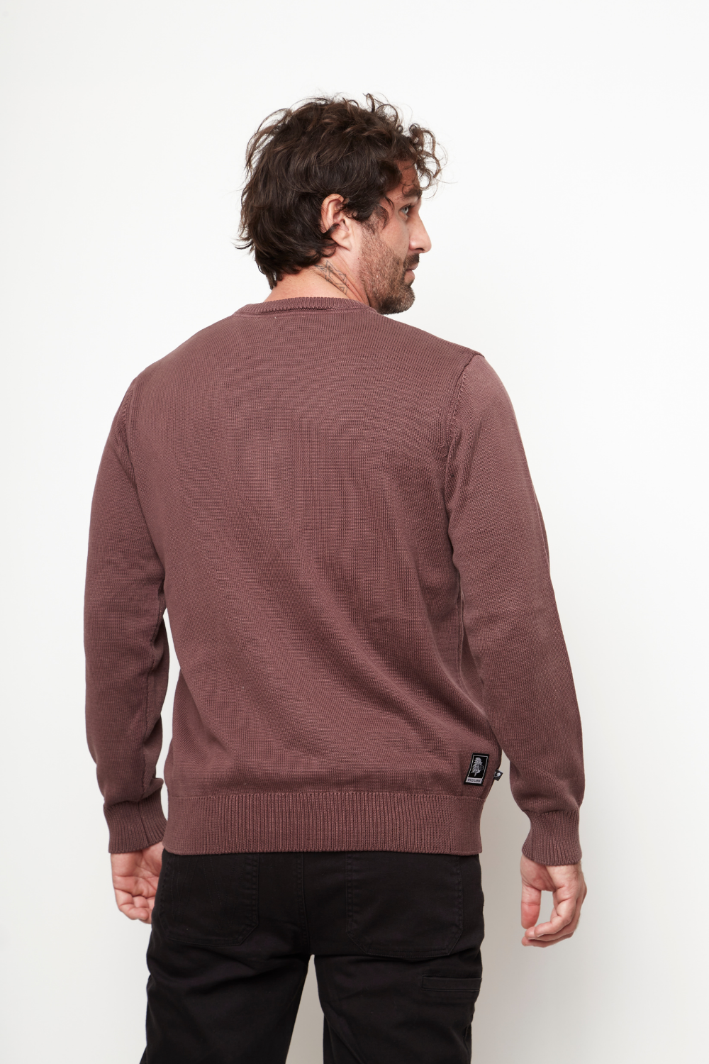 Sweater Tros Orgánico Burdeo Hombre