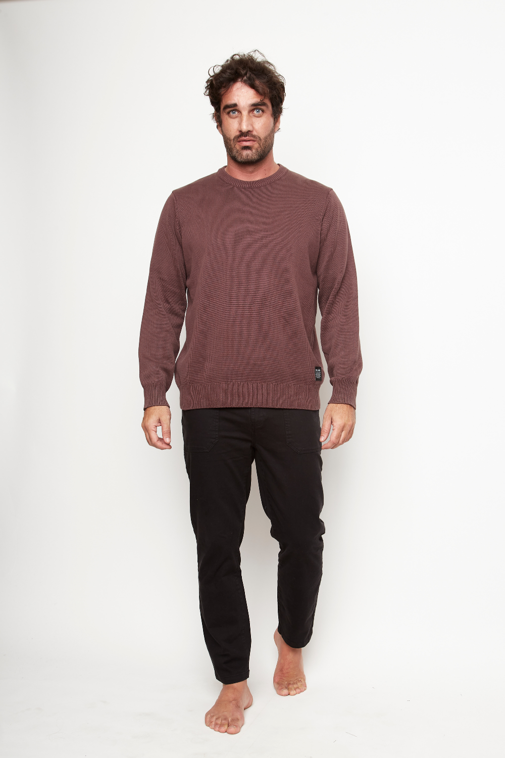 Sweater Tros Orgánico Burdeo Hombre