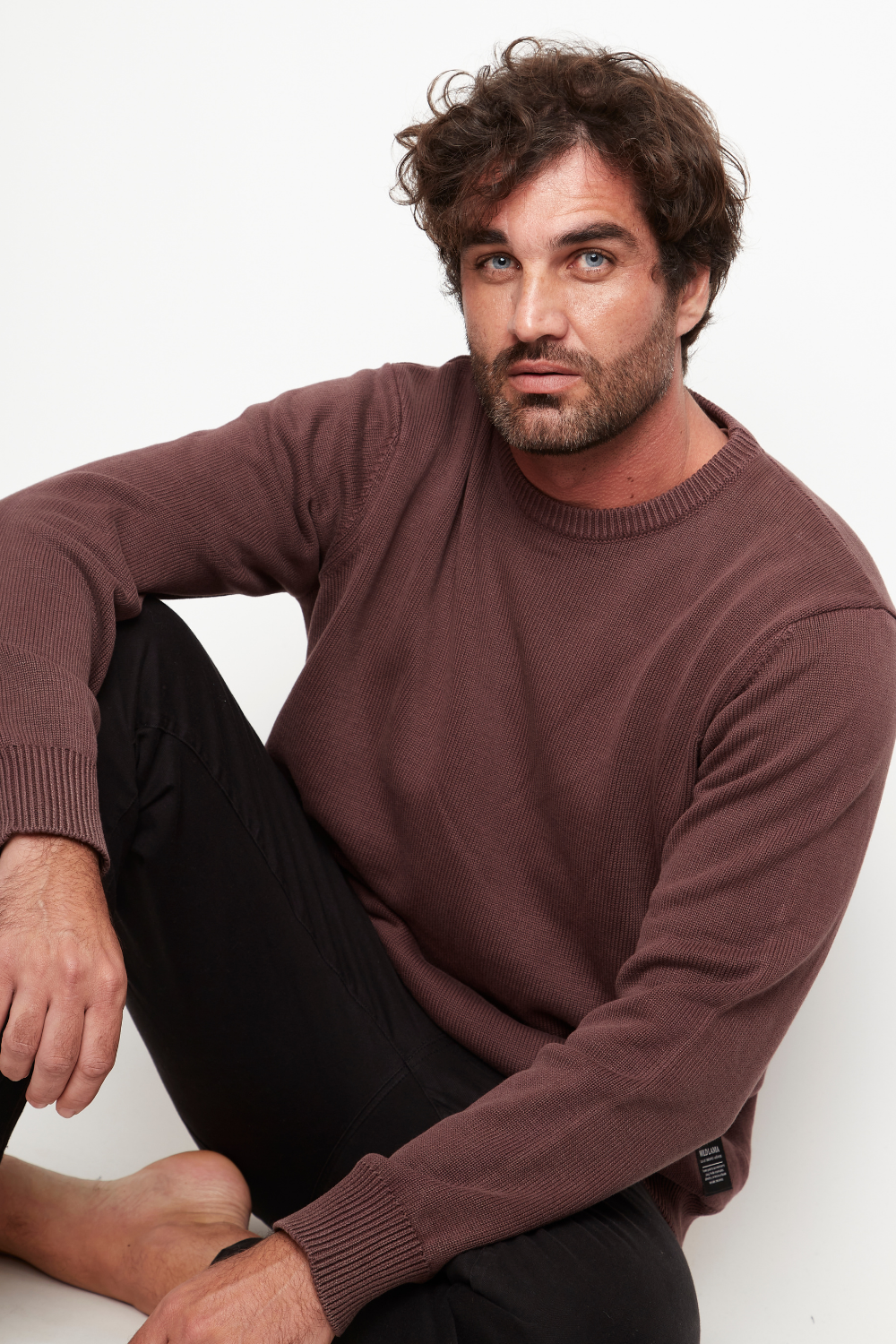 Sweater Tros Orgánico Burdeo Hombre