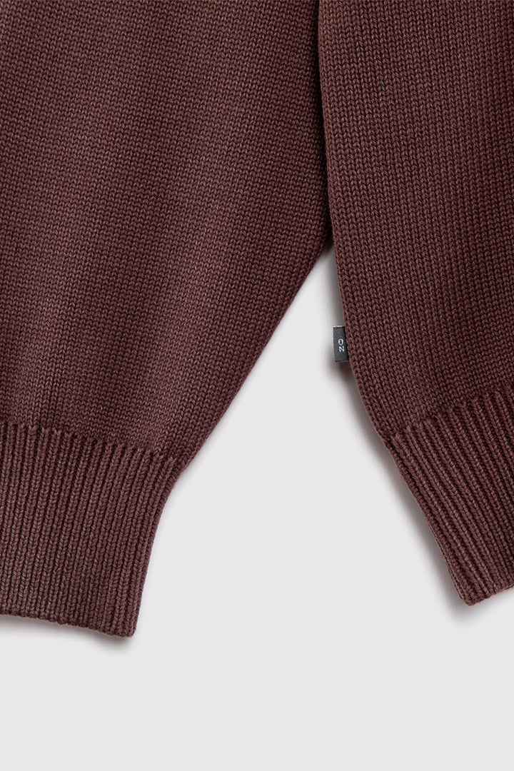 Sweater Tros Orgánico Burdeo Hombre