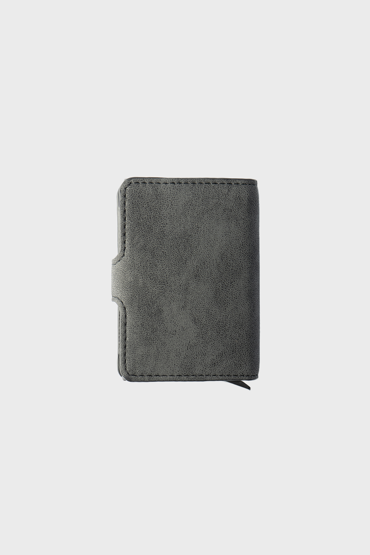 Billetera  Auca Reciclada Gris Oscuro