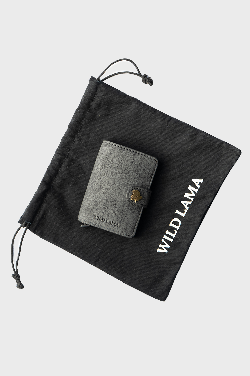 Billetera  Auca Reciclada Gris Oscuro