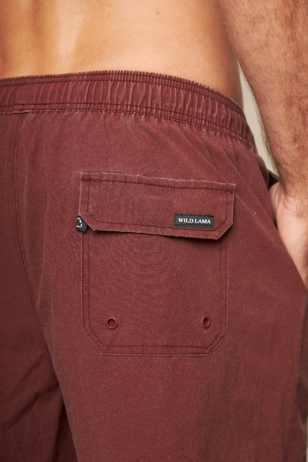 Traje De Baño Enzo Reciclado Burdeo Claro Hombre