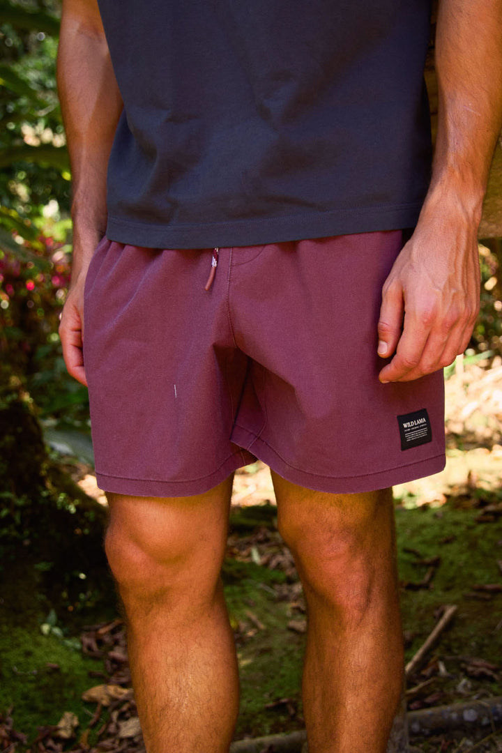 Traje De Baño Enzo Reciclado Burdeo Claro Hombre