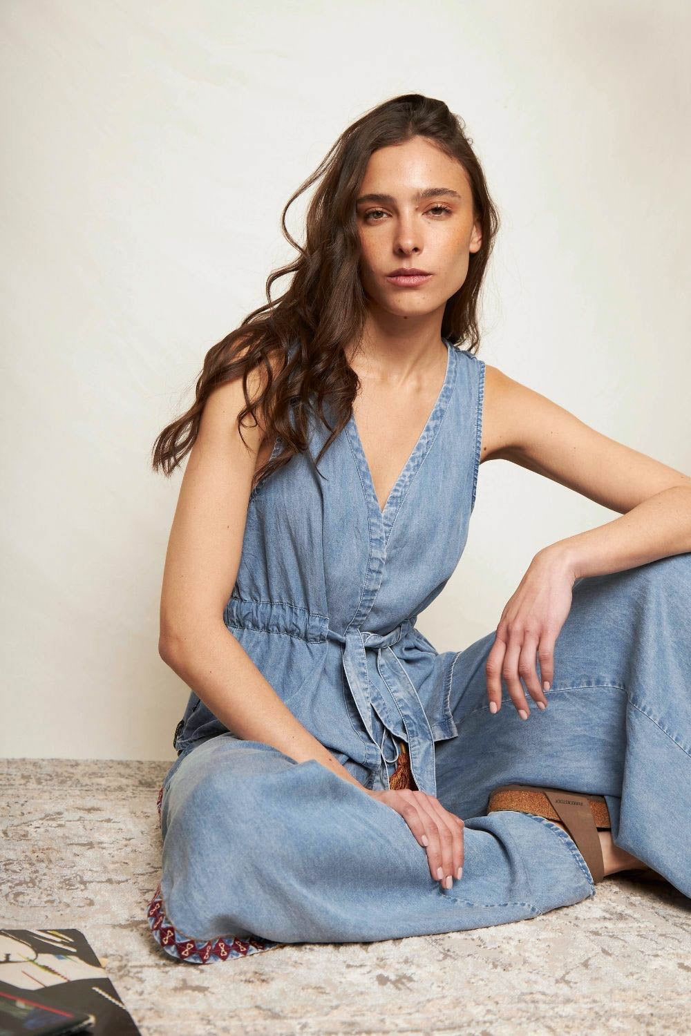 Vest Limba Denim Azul Mujer
