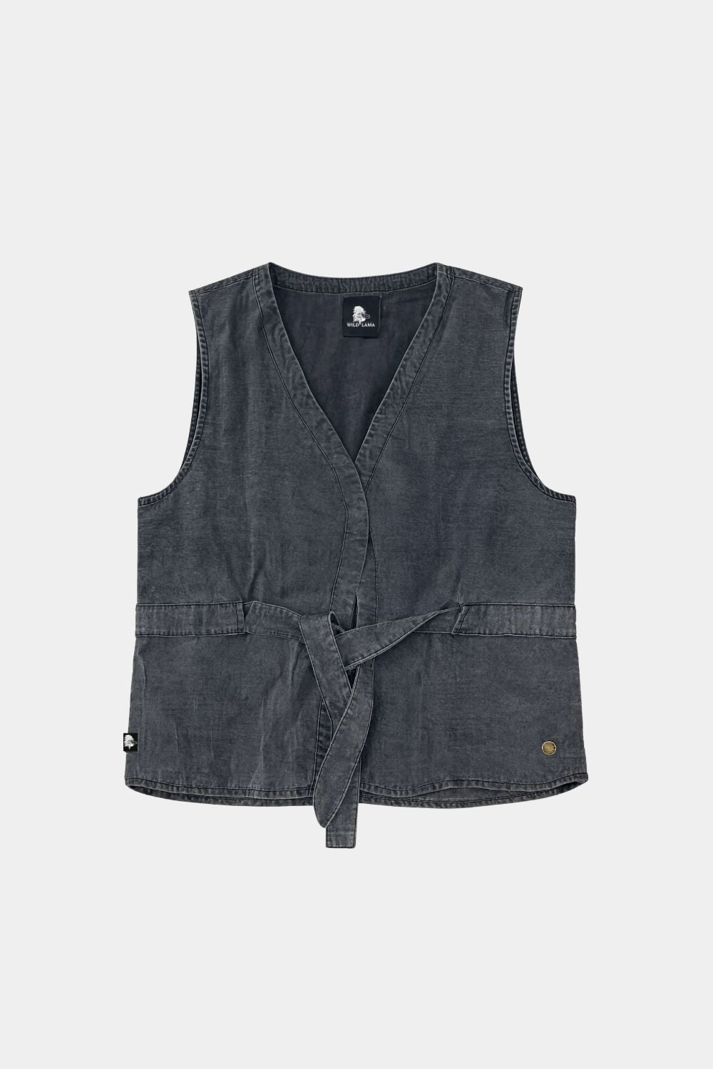 Vest Limba Denim Negro Mujer