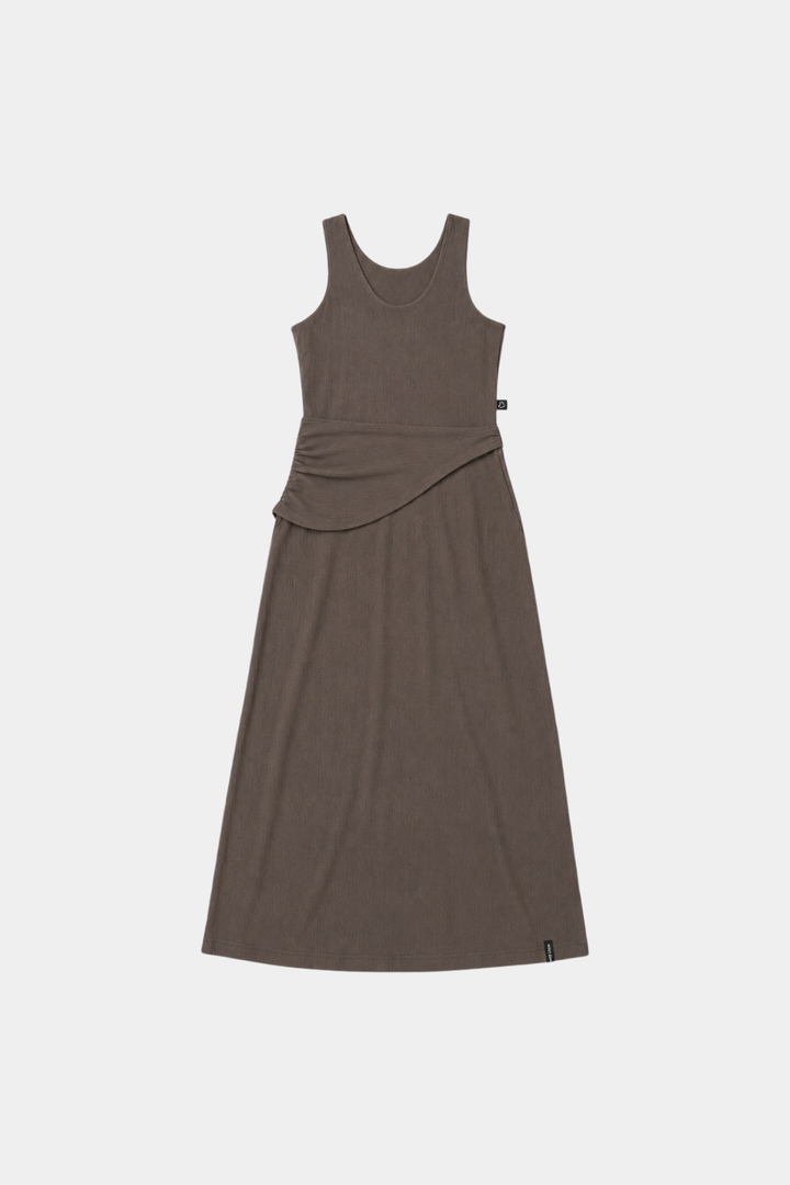 Vestido Elba Reciclado Café Mujer