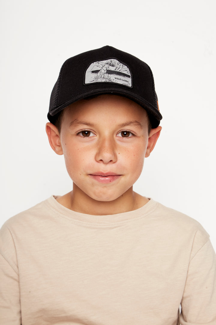 Jockey Teken Orgánico Con Causa Negro Kids