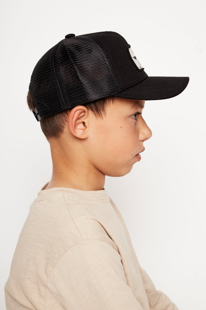 Jockey Teken Orgánico Con Causa Negro Kids