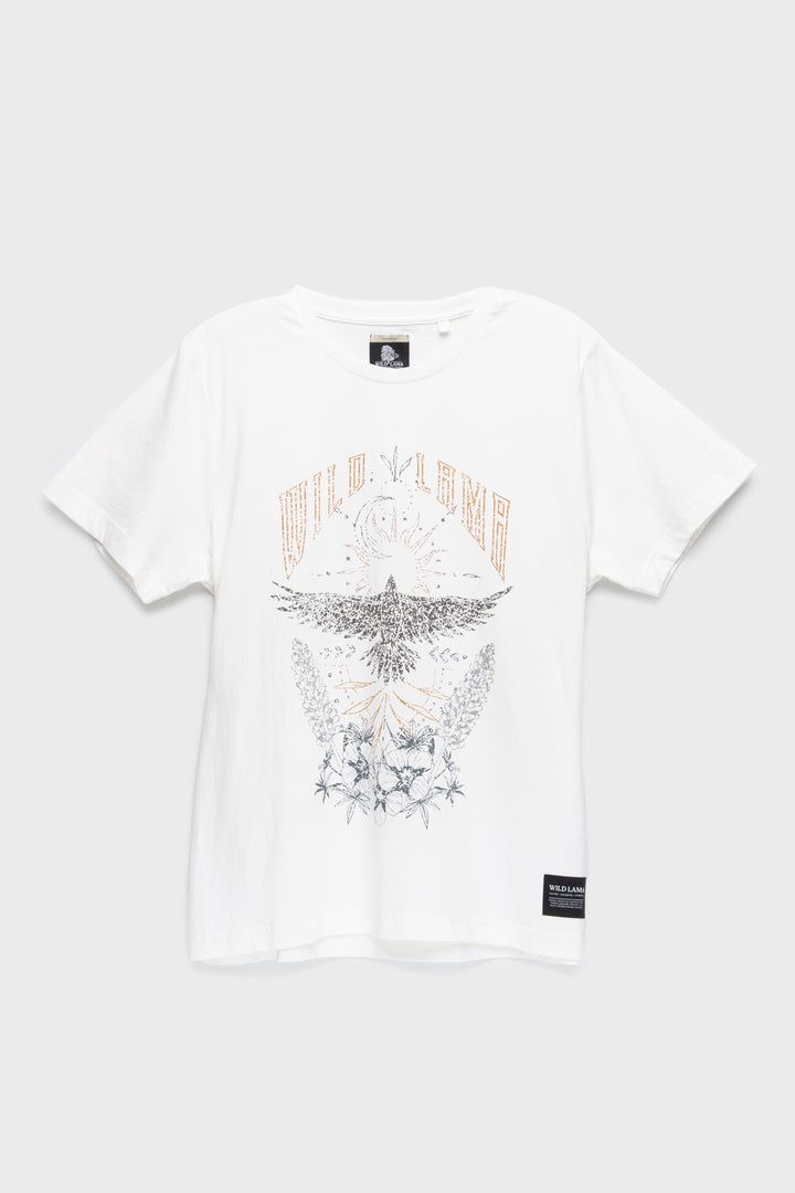 Polera Genovesa Orgánica Blanca Mujer