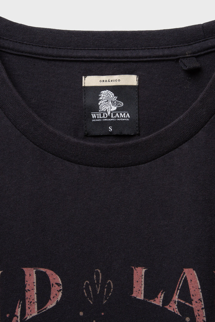 Polera Genovesa Orgánica Negra Mujer