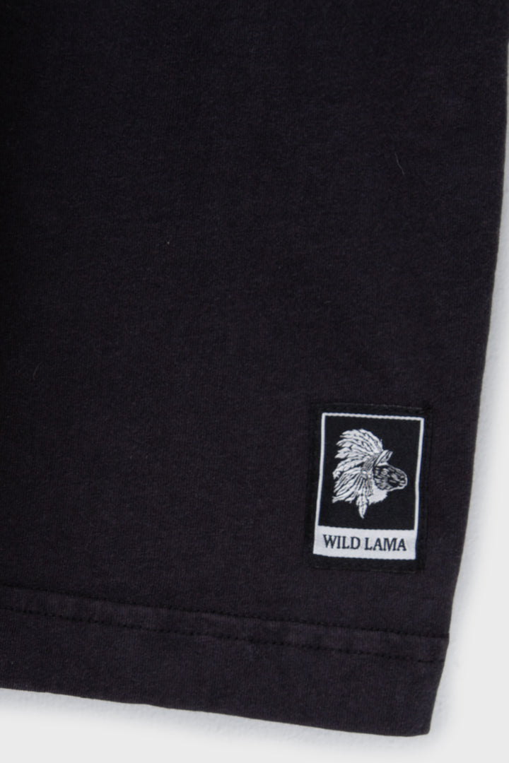 Polera Genovesa Orgánica Negra Mujer