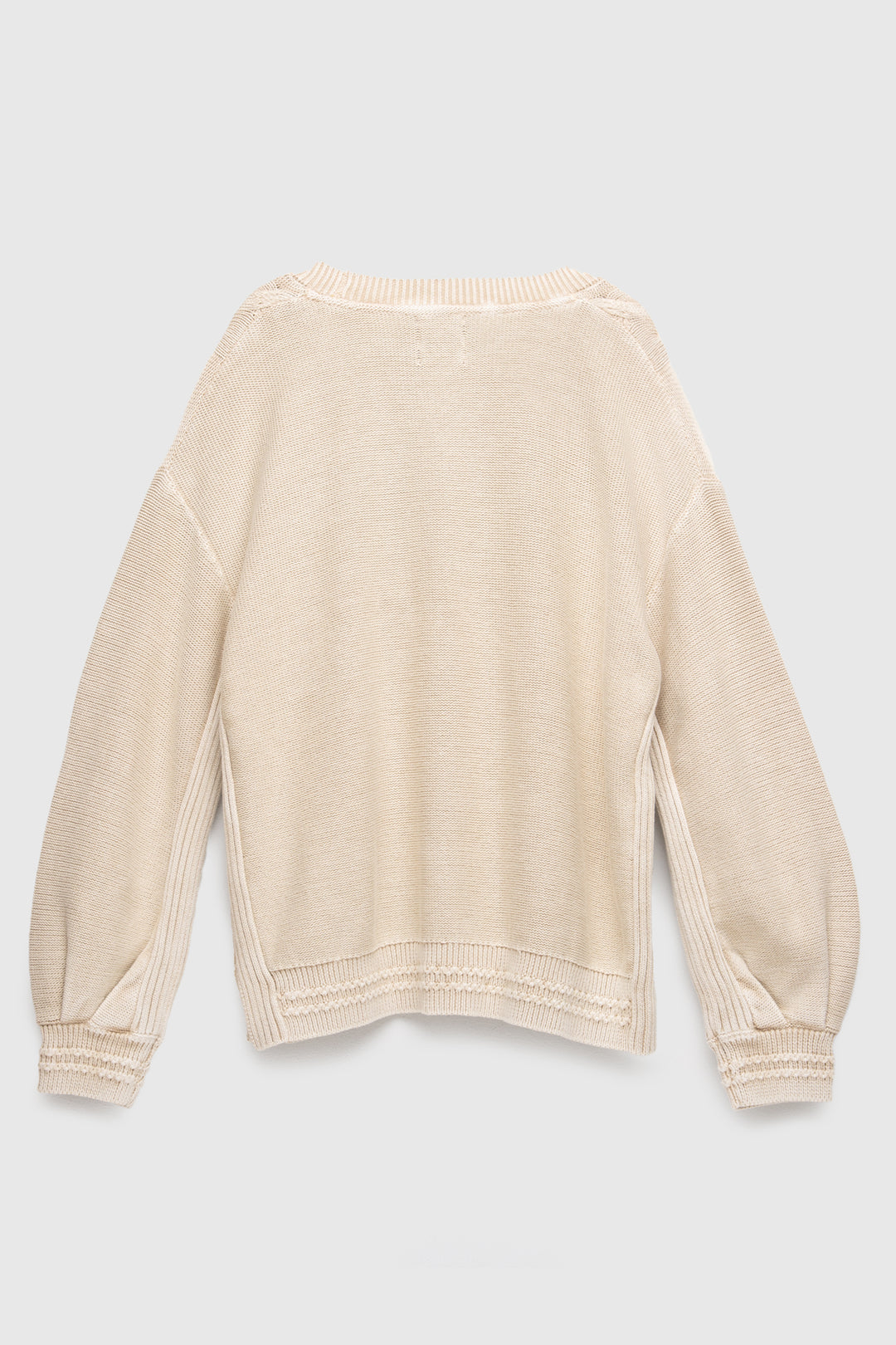 Cardigan Sani Orgánico Beige Mujer