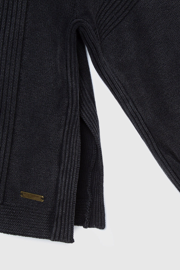 Sweater Viga Orgánico Negro Mujer